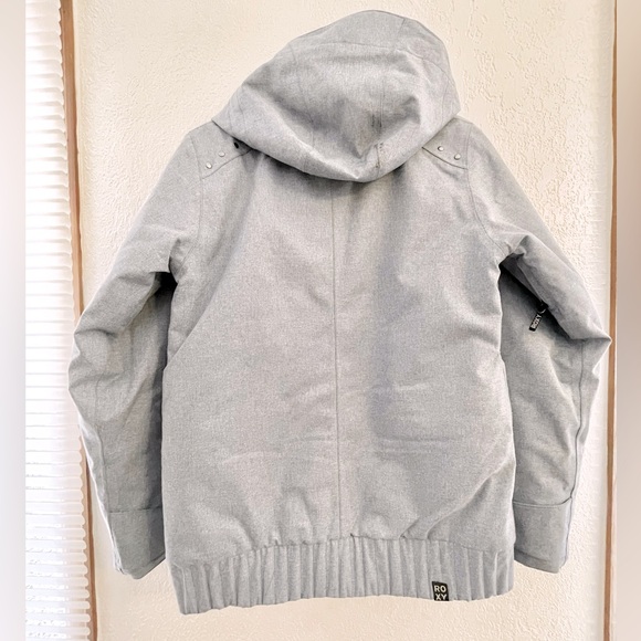 Roxy // Denim Chambray Snowboarding Jacket - Picture 2 of 11